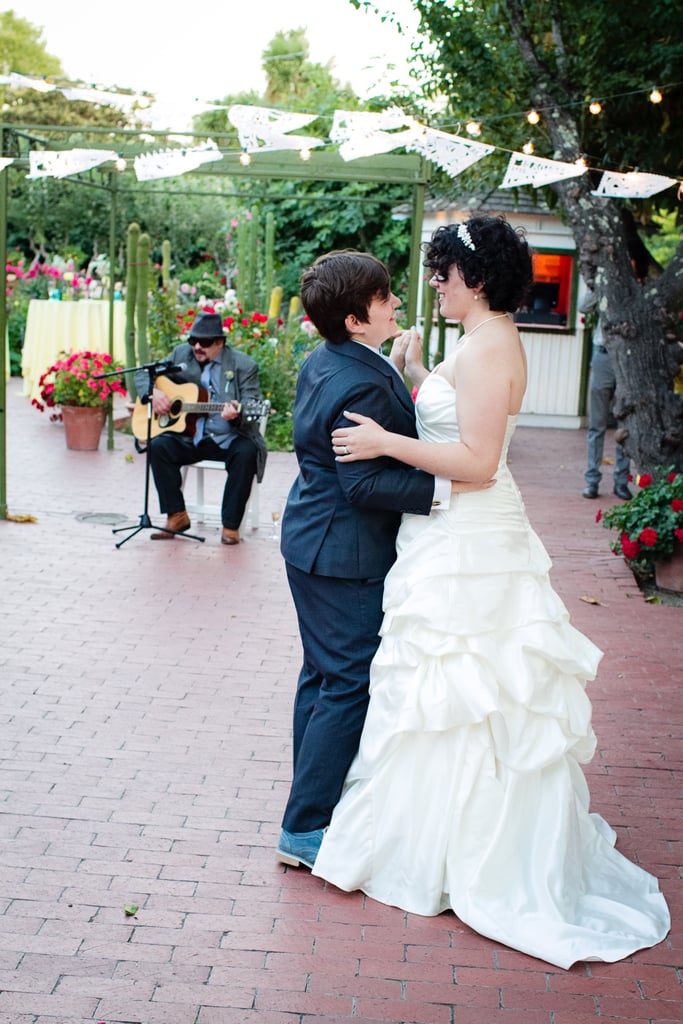 The recessional song was "Fell in Love With a Girl" by The White Stripes and the first dance song was "I Never" by Rilo Kiley.
Photo by G Aranow Photography