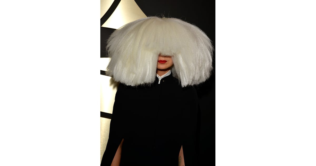Sia's Giant Wig at the Grammy Awards 2015 | POPSUGAR Celebrity Photo 2