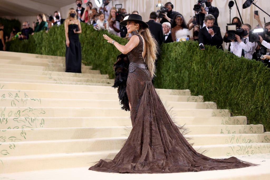 J Lo Wears Ralph Lauren to the Met Gala With Her DSW Shoes