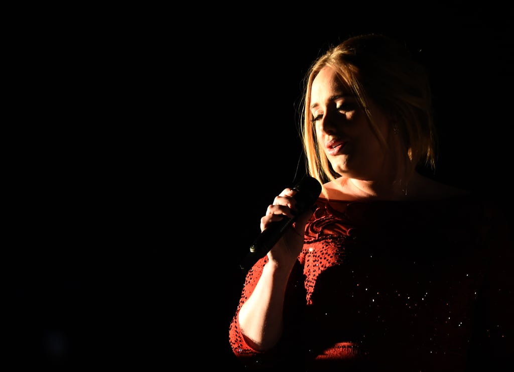 Adele at the Grammy Awards 2016