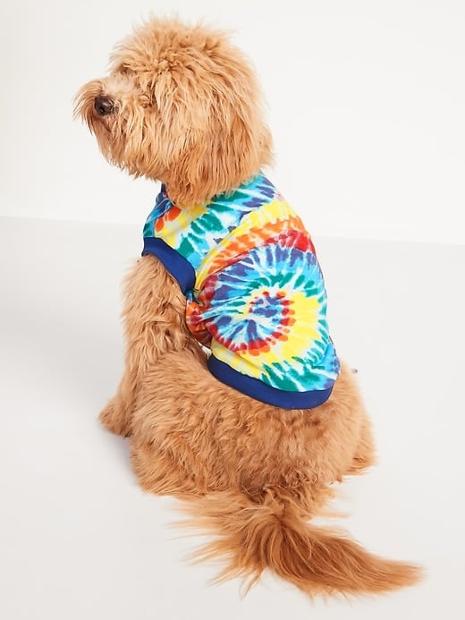 Old Navy Printed Jersey Tee for Pets in Rainbow Tie-Dye
