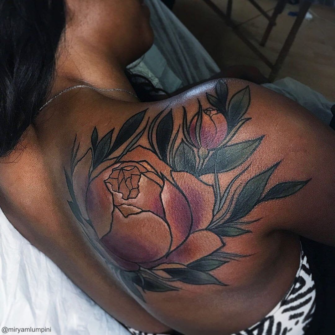 Dark Skin Tone Tattoo Specializations  Visible tattoo on dark skin