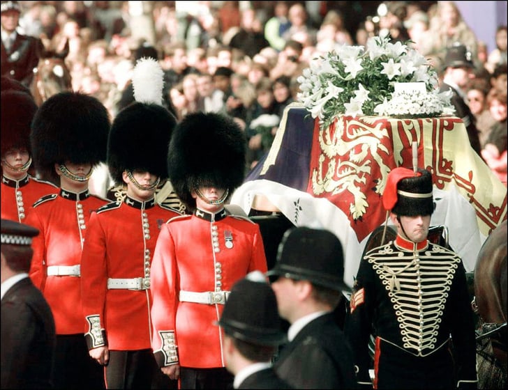 Princess Diana Public Funeral Pictures Popsugar Celebrity