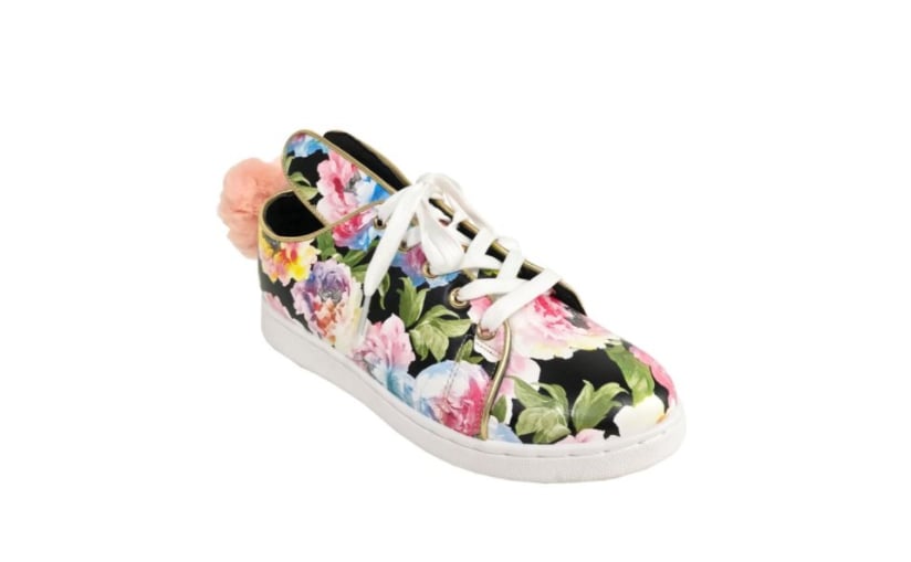 Beach days are incomplete without these floral print bunny ear sneakers ($29).