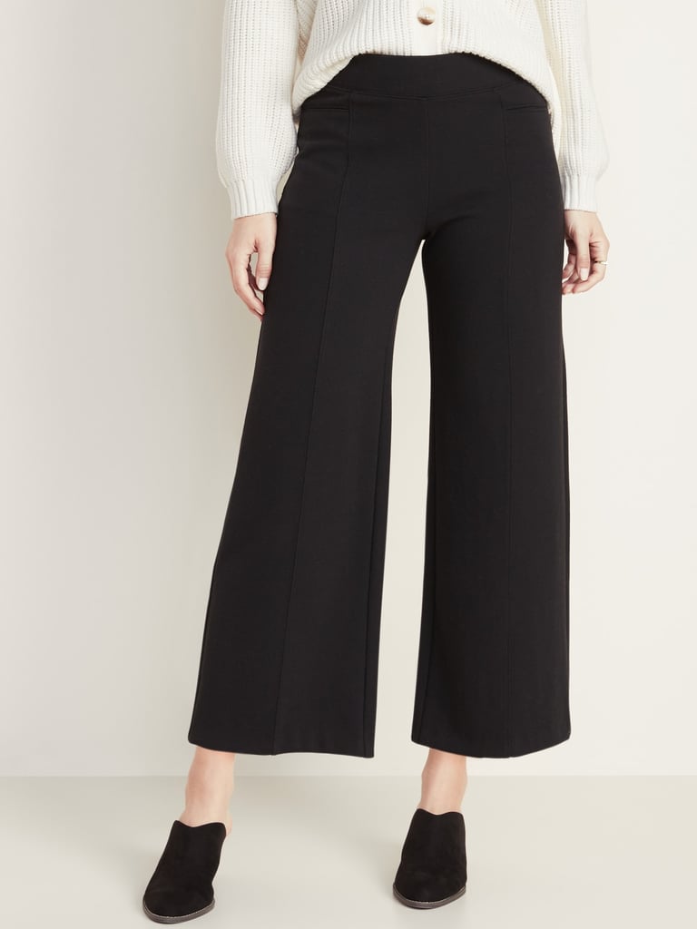 High-Waisted Wide-Leg Ponte-Knit Pants | Best Old Navy Clothes For ...