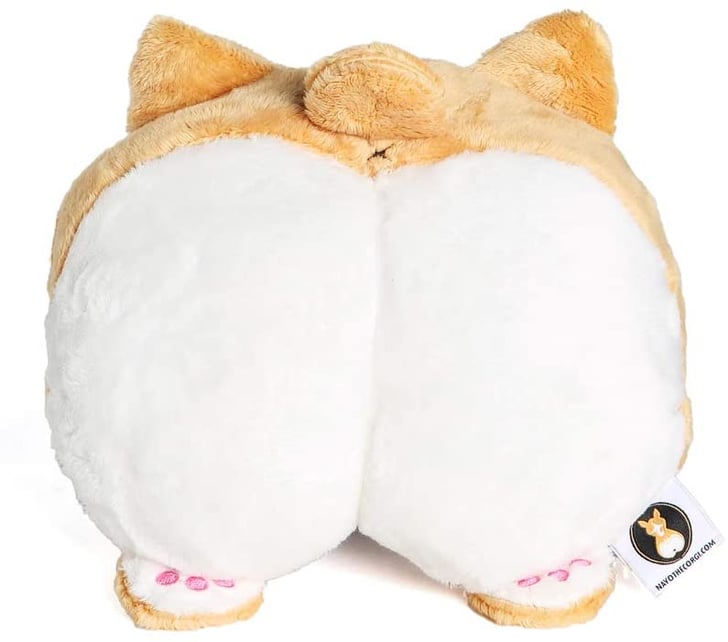 corgi butt throw pillow