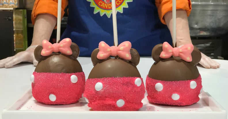 Minnie Mouse Caramel Apples