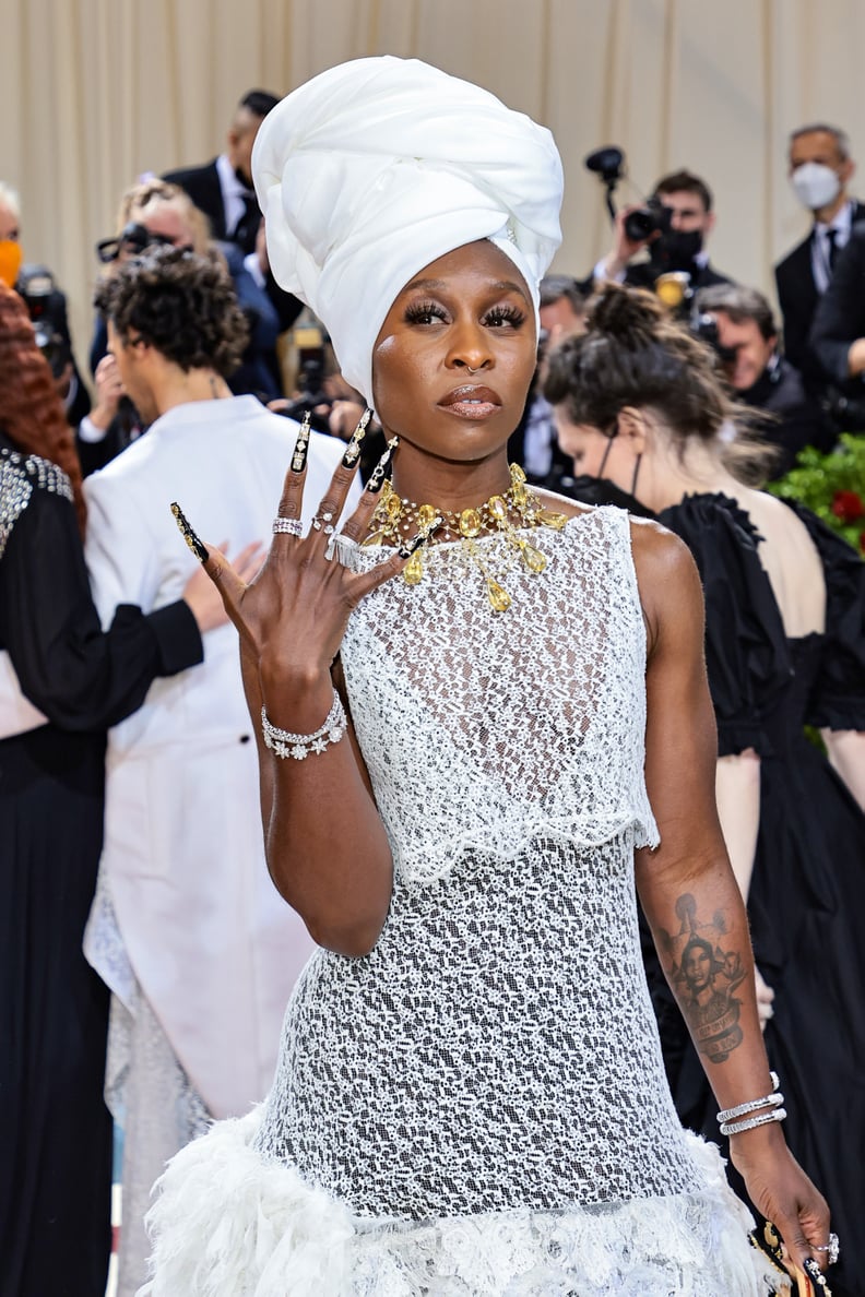 Cynthia Erivo's Bedazzled Nail Art