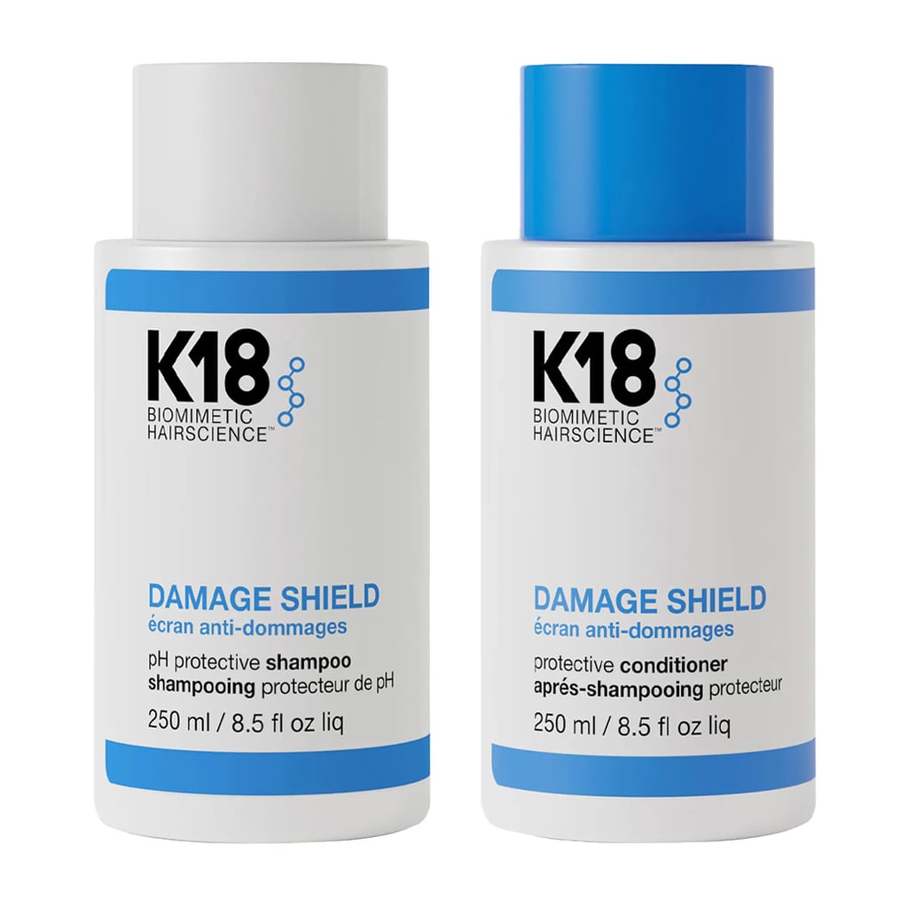 K18 Biomimetic Hairscience Damage Shield pH Protective Shampoo and Conditioner