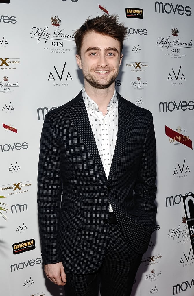 On Tuesday night, Daniel Radcliffe sported a suit and scruff at the Moves Magazine Summer Issue Party in NYC.