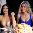 Khloé Kardashian Trolls Kim For Wearing the Same Sheer, Backless Catsuit