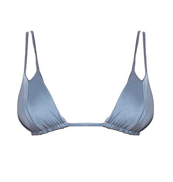 Alessandra Ambrosio's Blue Bikini | POPSUGAR Fashion