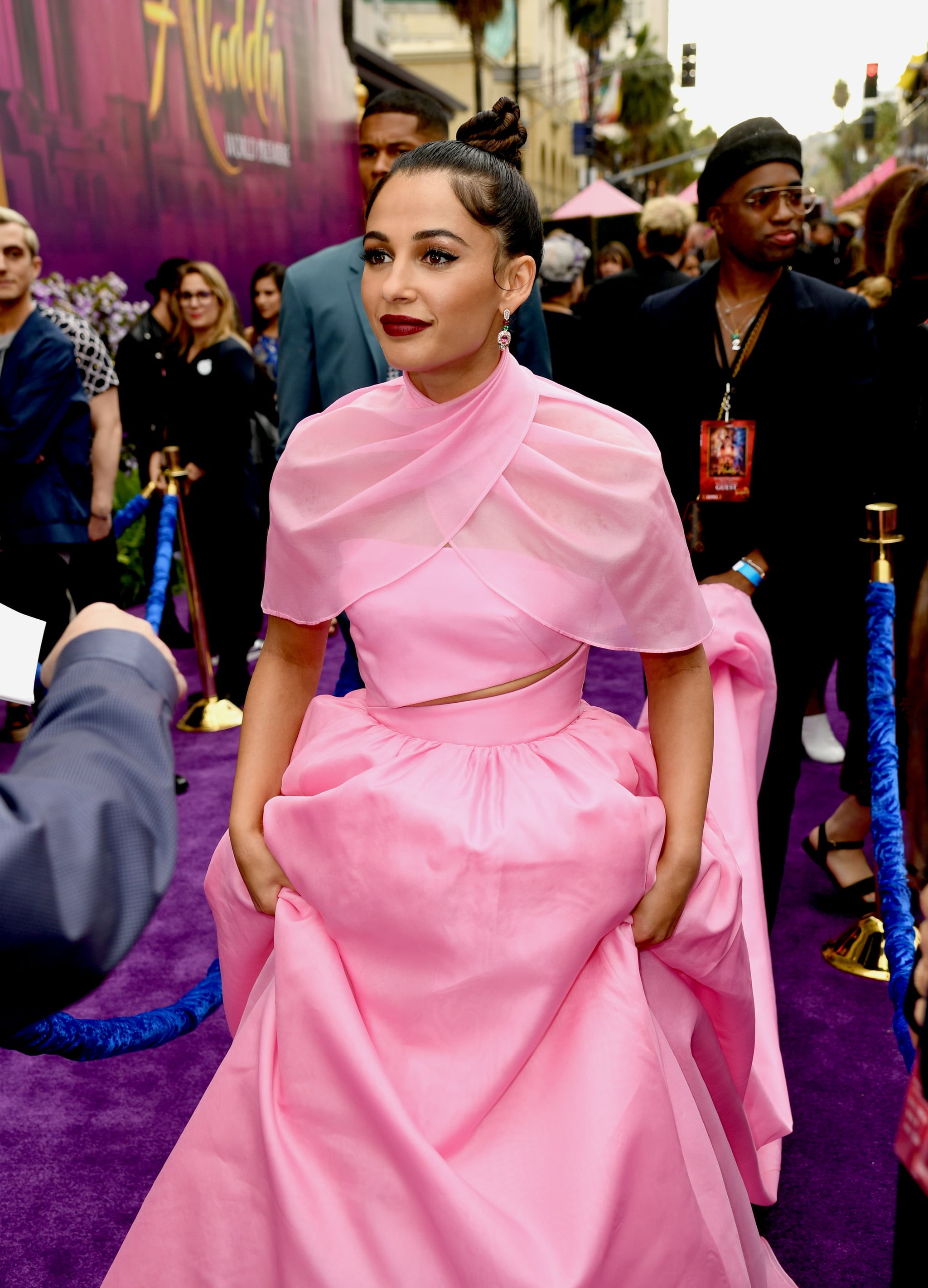 Brandon maxwell top pink dress