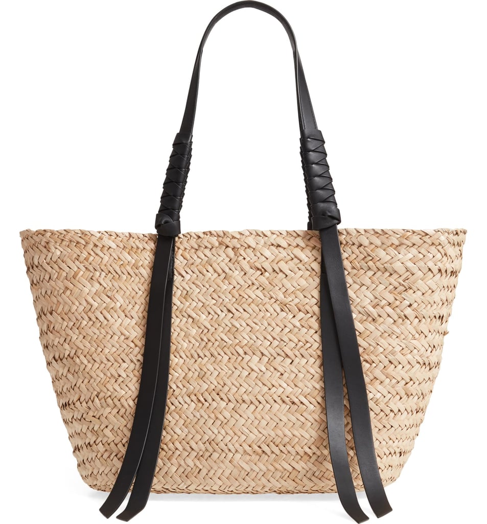 Allsaints Playa East/West Woven Straw Beach Tote | Best Straw Handbags ...