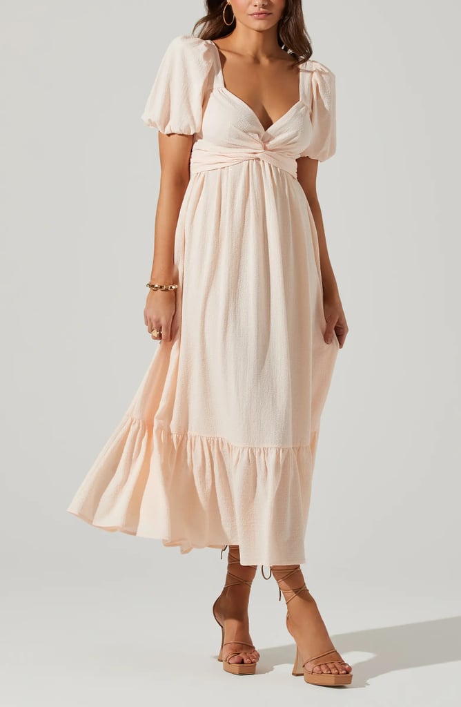 Best Deal on a Puff Sleeve Midi Dress