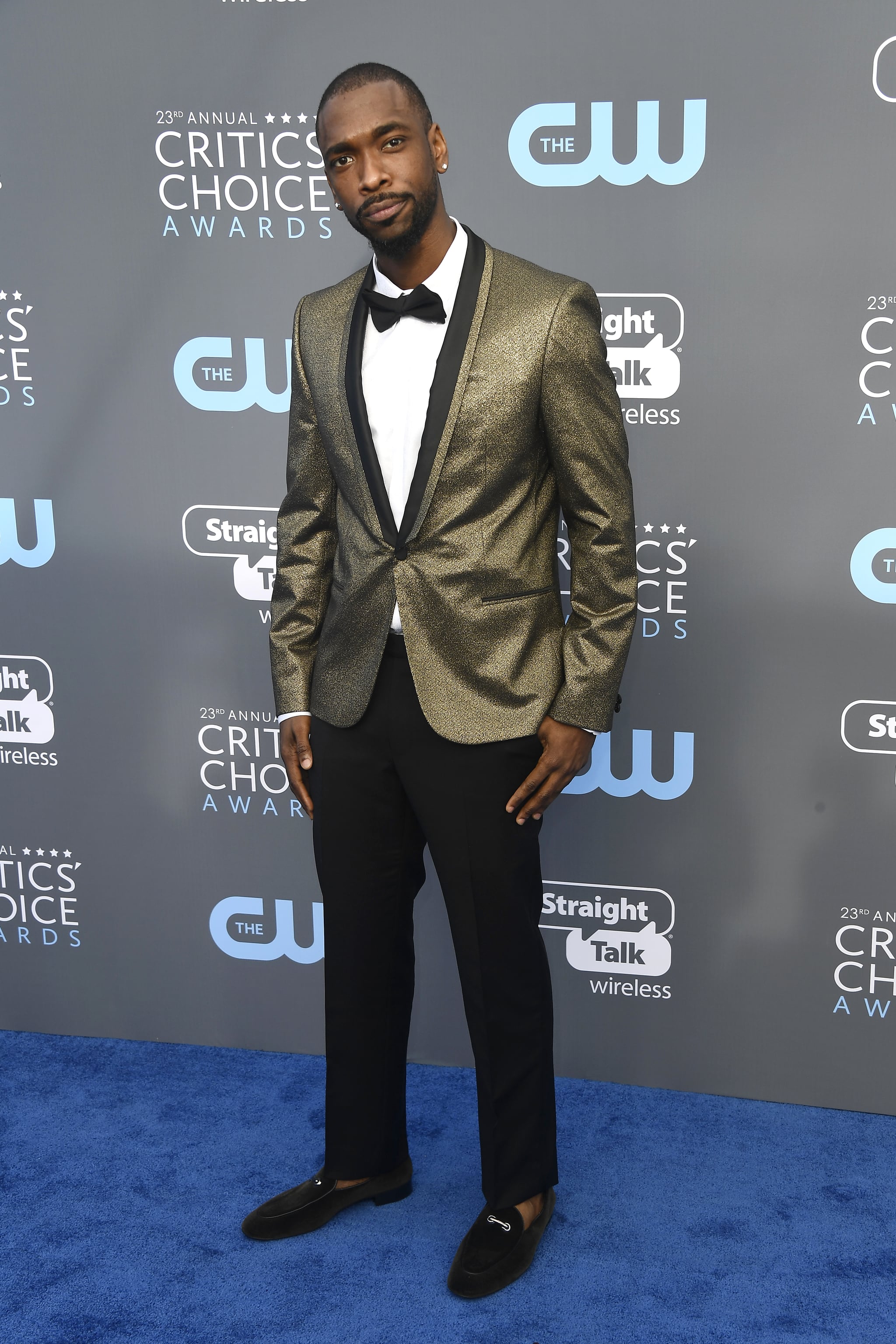 SANTA MONICA, CA - JANUARY 11:  Actor Jay Pharoah attends The 23rd Annual Critics' Choice Awards  at Barker Hangar on January 11, 2018 in Santa Monica, California.  (Photo by Frazer Harrison/Getty Images)