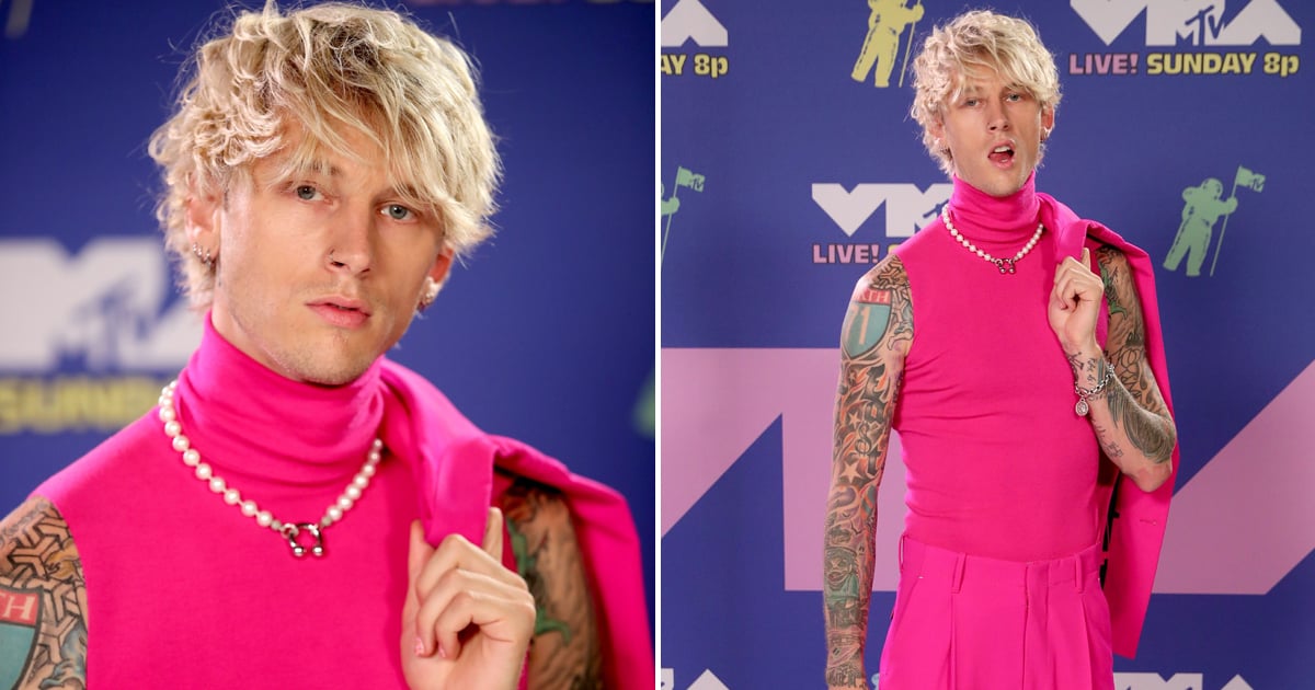 Machine Gun Kelly Proved He’s as Much a Fashion Icon as He Is a Rockstar at the VMAs
