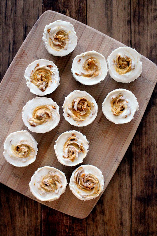 Vegan Pumpkin Cheesecake Bites