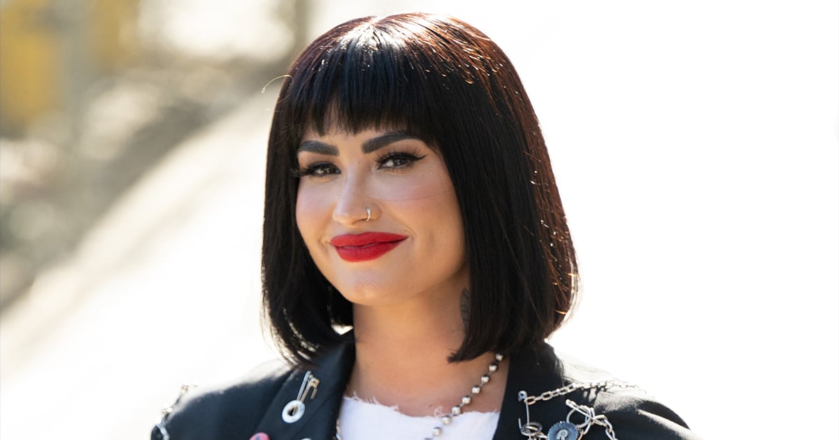Demi Lovato Switches Up Their Look With Blunt Bangs and a Bob