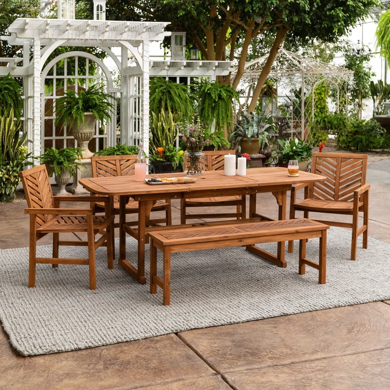 Best Wooden Rectangular Outdoor Dining Set