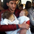 Photo of a Heartbroken Dad Holding His Dead Twins Epitomizes the Horror in Syria