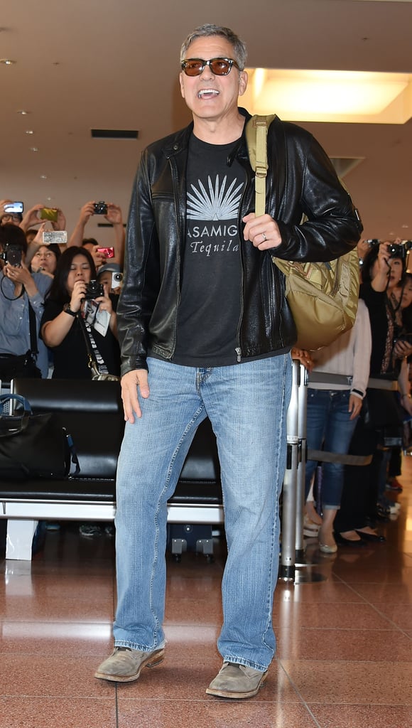 George and Amal Clooney at Tokyo Airport | May 2015