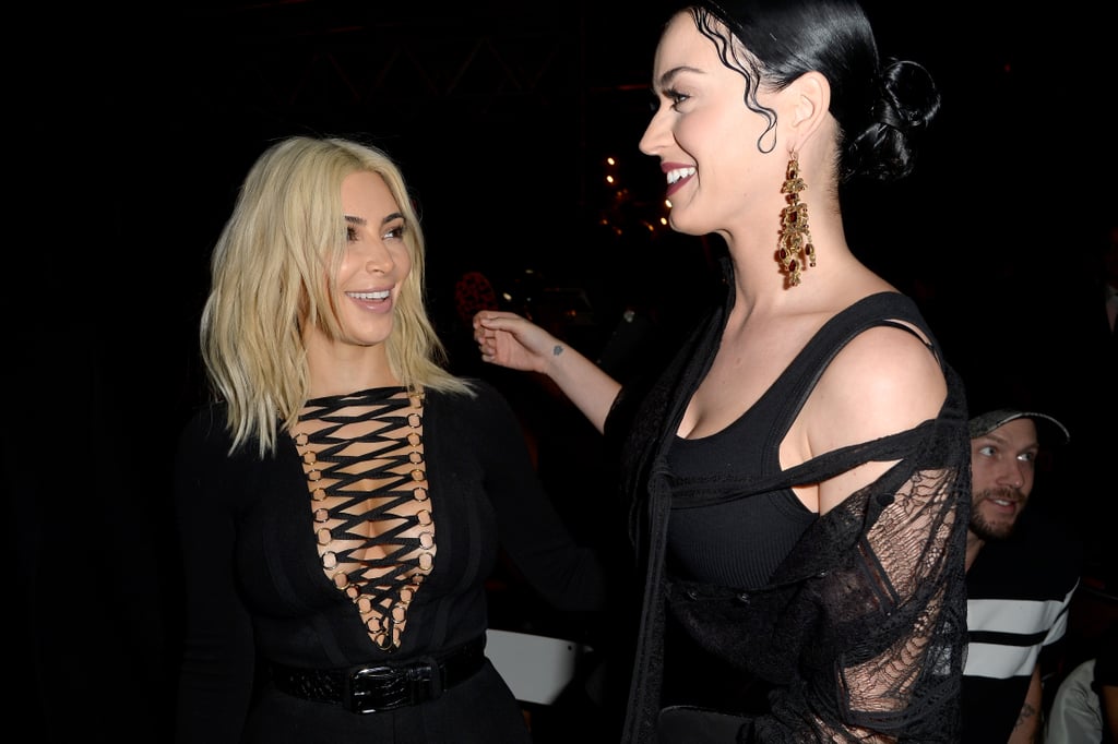 Kim Kardashian and Katy Perry at Paris Fashion Week | Photos