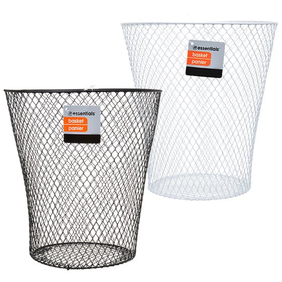Essentials Wire Wastebasket (1 each) Best Things at the Dollar Store