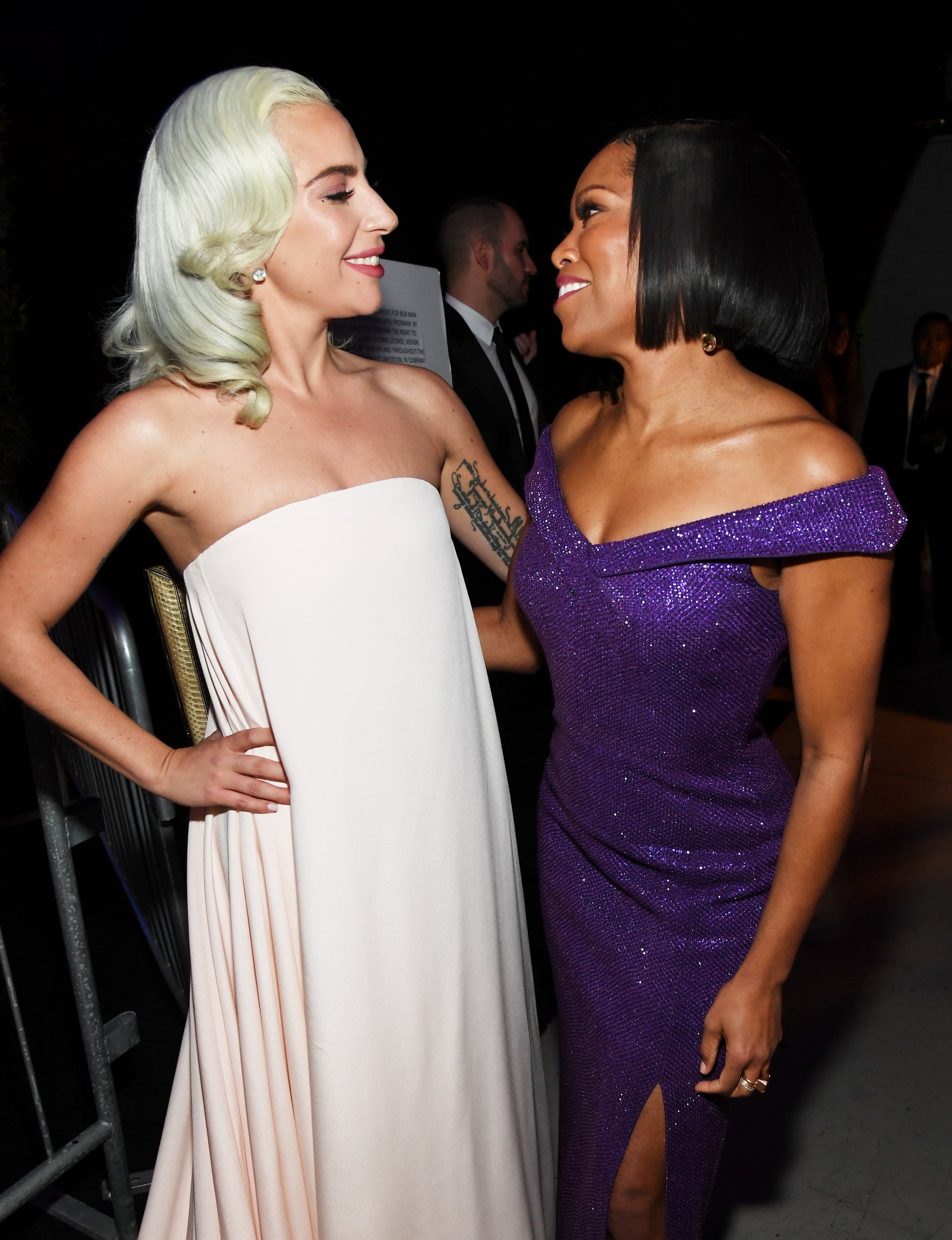 pictured lady gaga and regina king