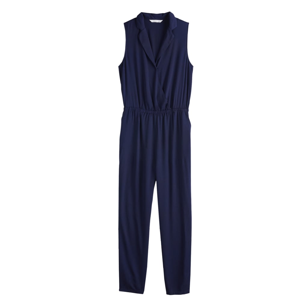 Tuxedo Jumpsuit in Maritime Blue