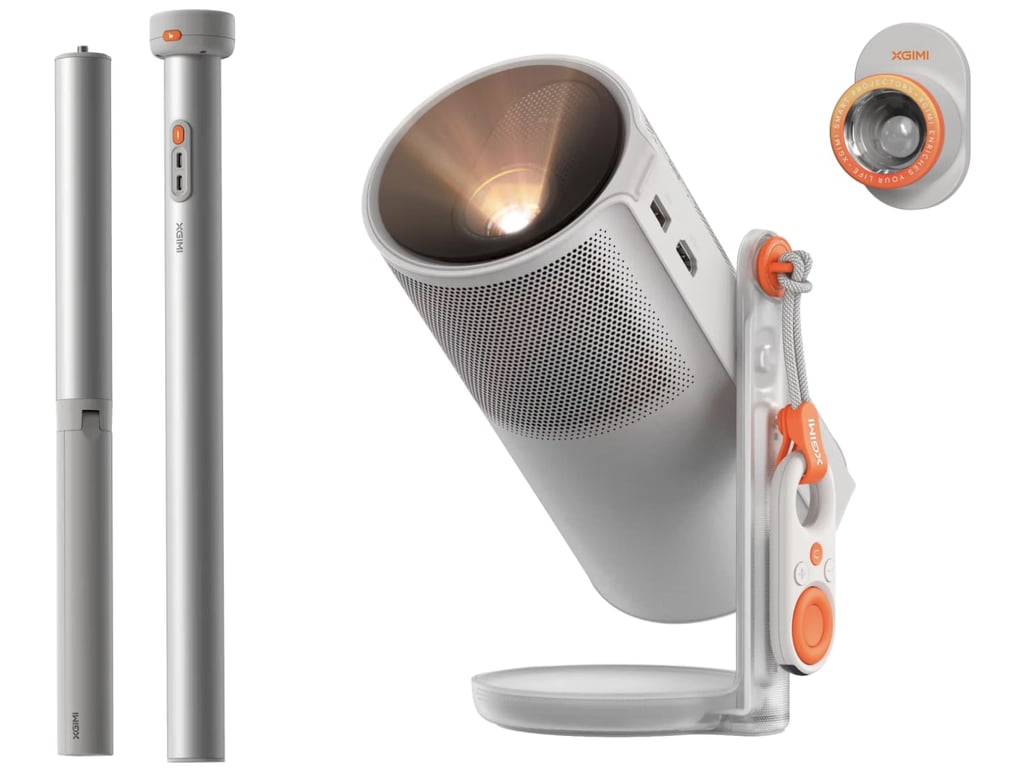 XGIMI MoGo 4 Portable Projector with PowerBase Stand