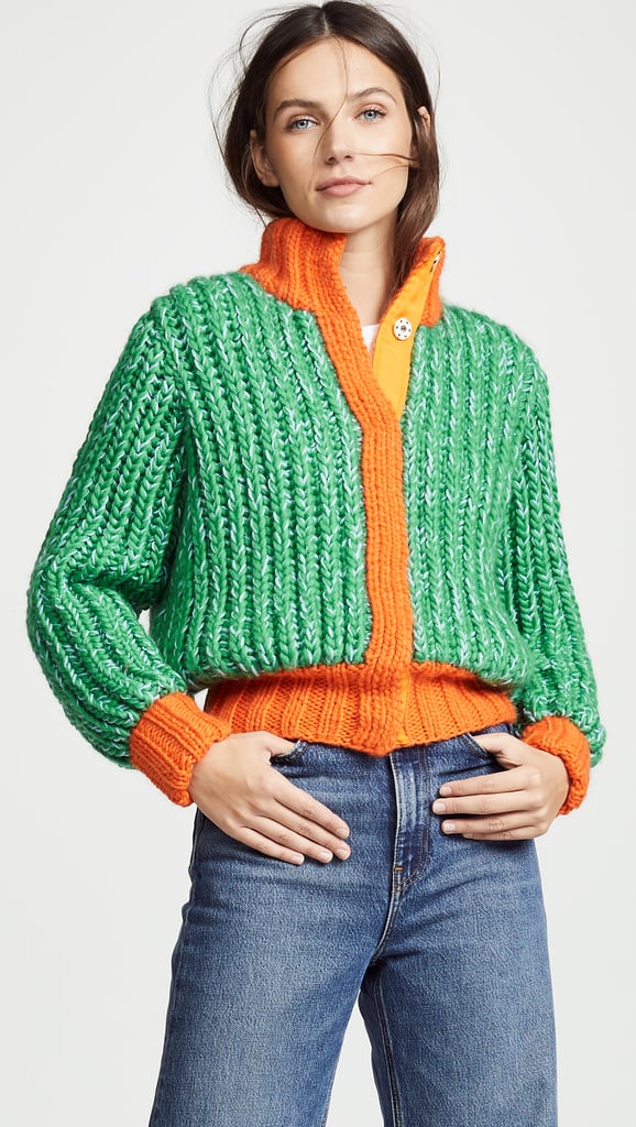 Novis Jagger Cropped Hand Knit Cardigan