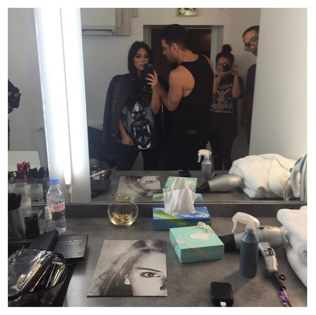 Is Kim Working on a New #GlamRock Campaign For Givenchy?