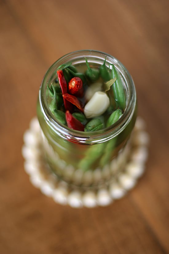 Spicy Pickled Green Beans