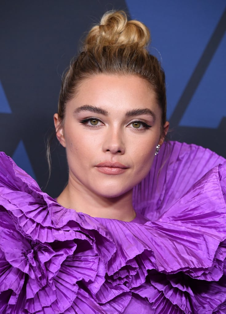 Florence Pugh's Purple Valentino Dress at Governors Awards