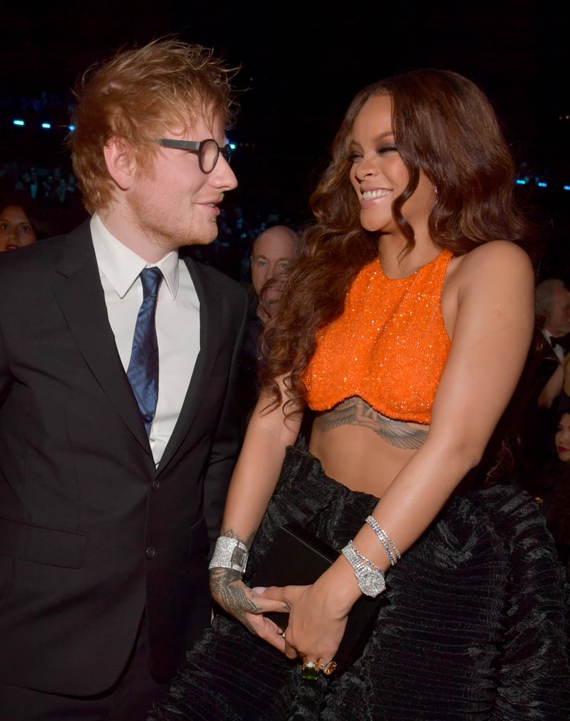 February: He Worked His Charm on Rihanna at the Grammys