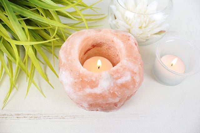 Joy Single Salt Candle Holder