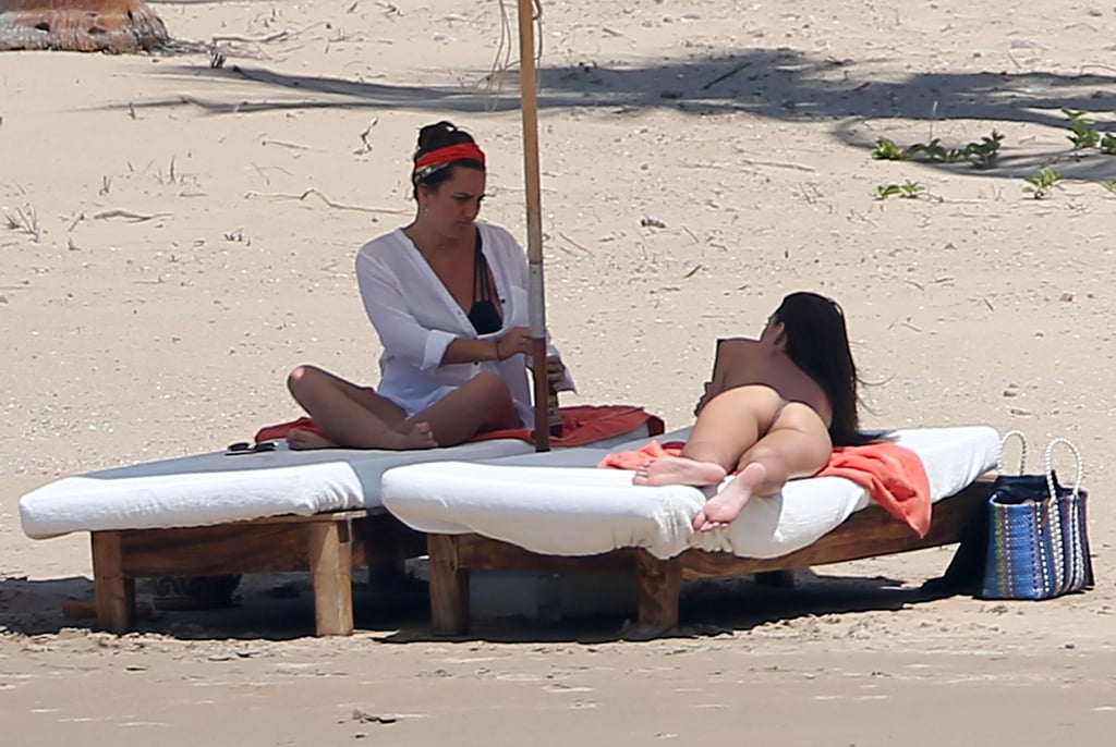 Emily Ratajkowski on the Beach in Mexico March 2017