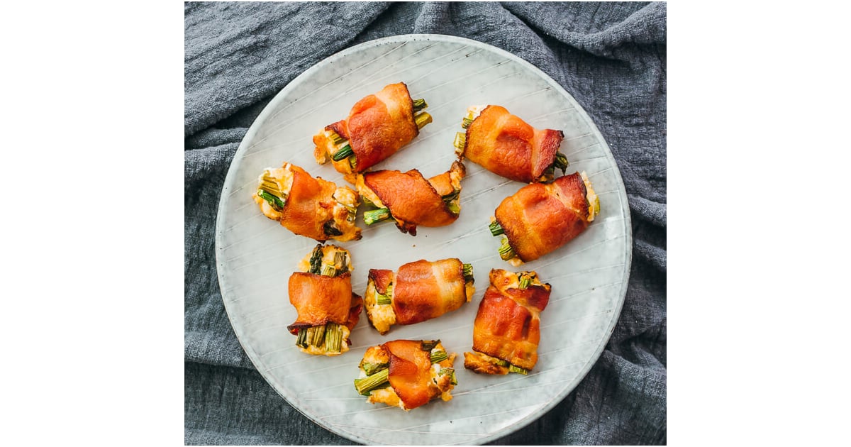 BaconWrapped Asparagus With Cream Cheese LowCarb Holiday Recipes