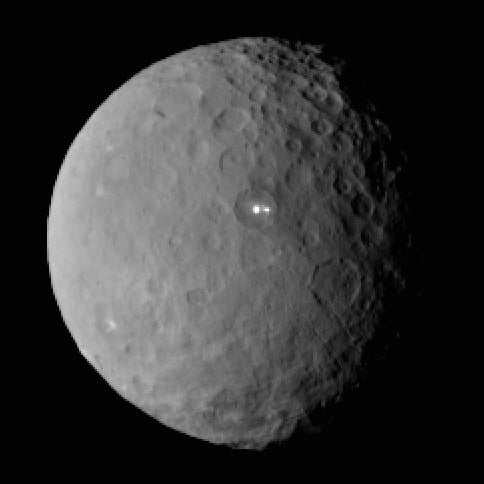 NASA Photo of Bright Spot on Planet Ceres