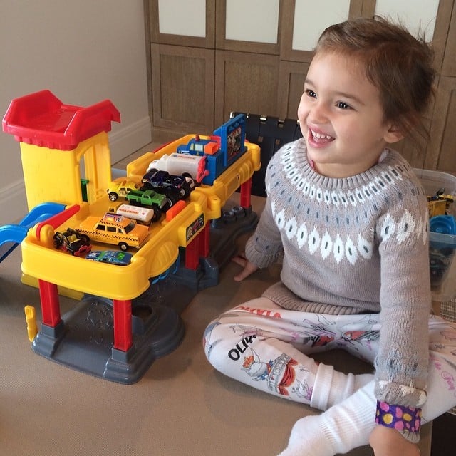Arabella Kushner got in some playtime with her Fisher-Price garage (a favorite of ours, too!).
Source: Instagram user ivankatrump