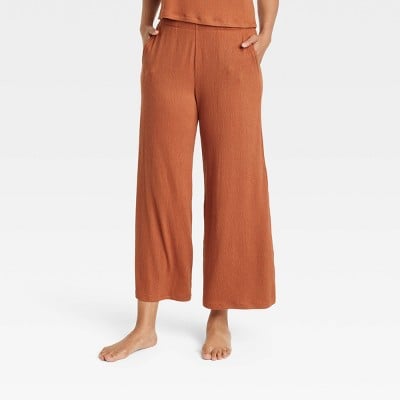 A New Day Women's Crinkled Texture Knit Pants