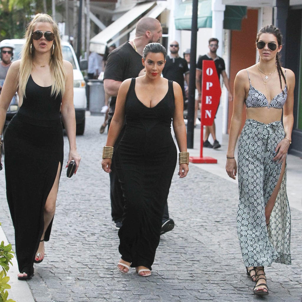 Kardashian Jenner Family Vacation Outfits In St Barts