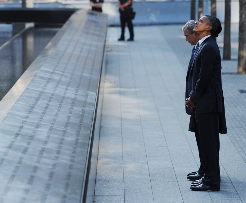 Observing the 9/11 memorial together in 2011