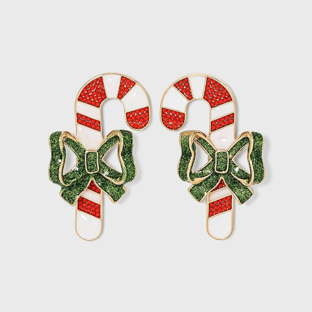 Whimsical Earrings: Sugarfix by BaubleBar Candy Cane Drop Earrings