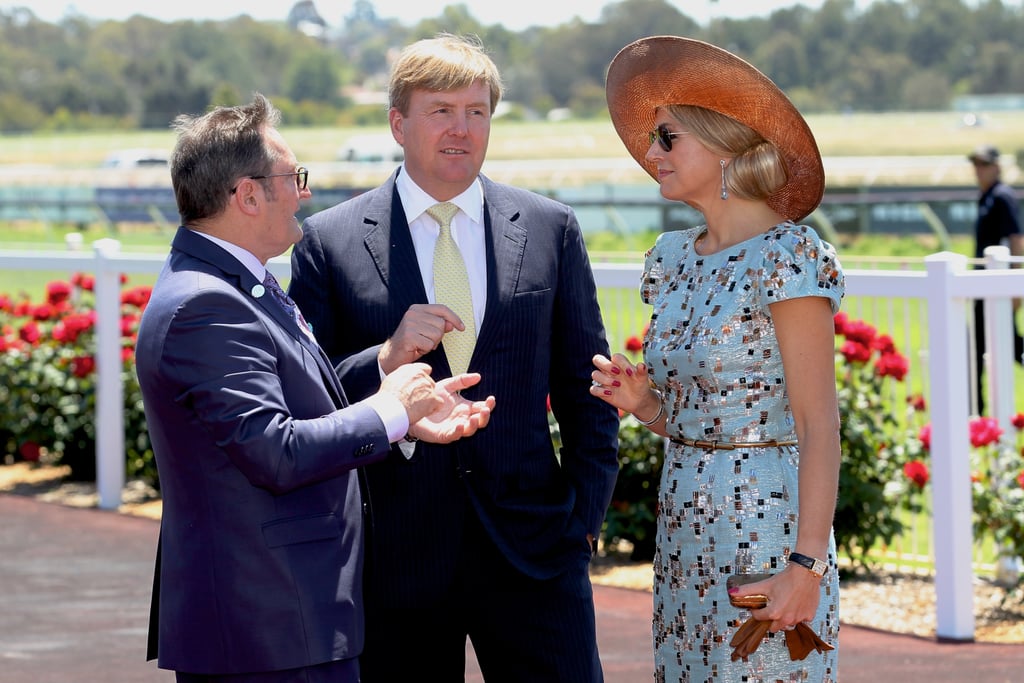 Queen Maxima's Natan Mosaic Dress October 2016