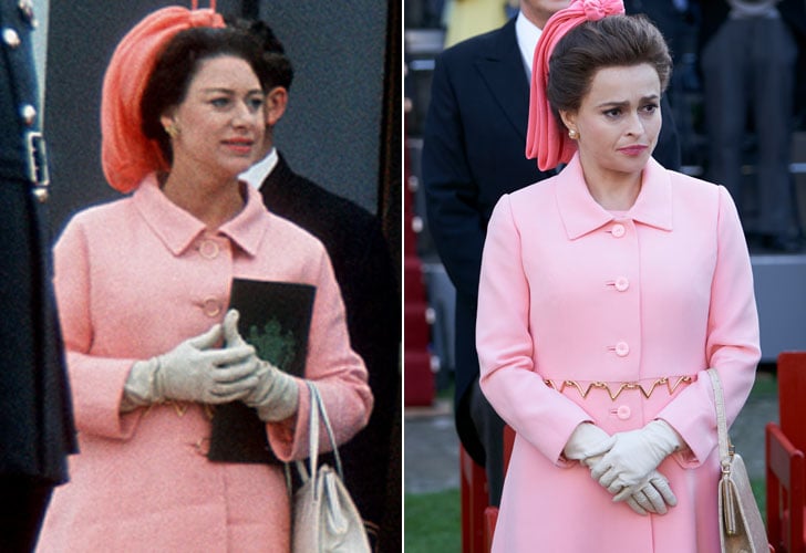 Princess Margaret and Helena Bonham Carter The Crown Photos and