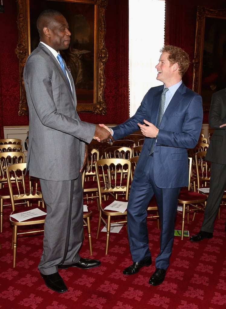 Harry and Dikembe Mutombo