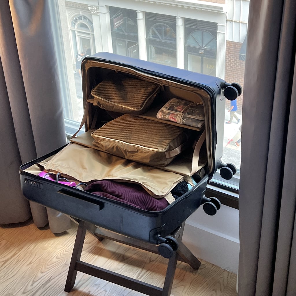 My Go-To Suitcase Has Built-In Shelves That Make Traveling More Efficient
