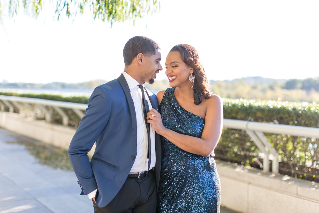 Glam Red Carpet Engagement Ideas